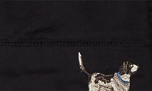 Bode Pointer Embroidered Button-up Shirt In Black