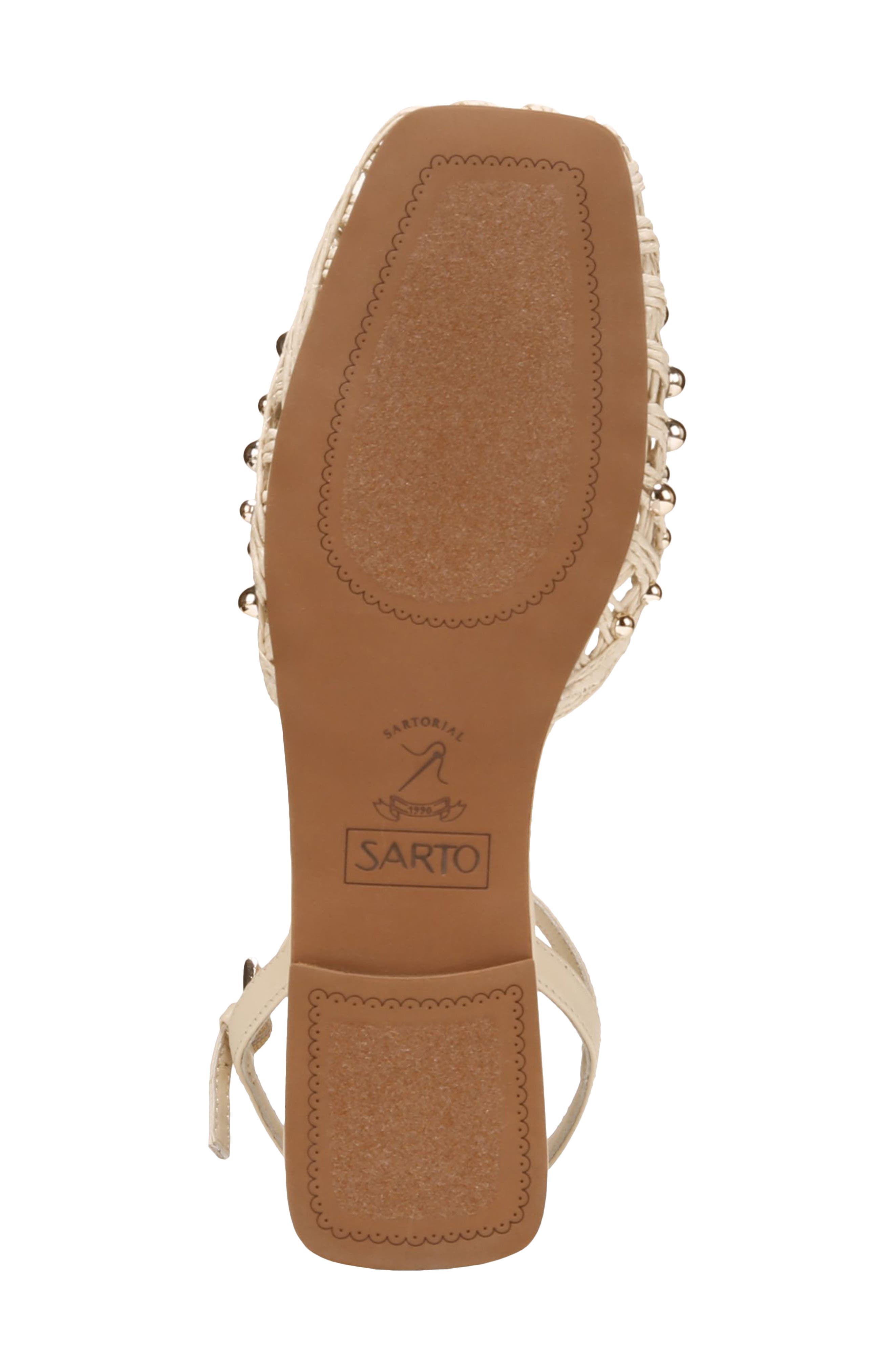 Inali Ankle Strap Flat, Alternate, color, NATURAL