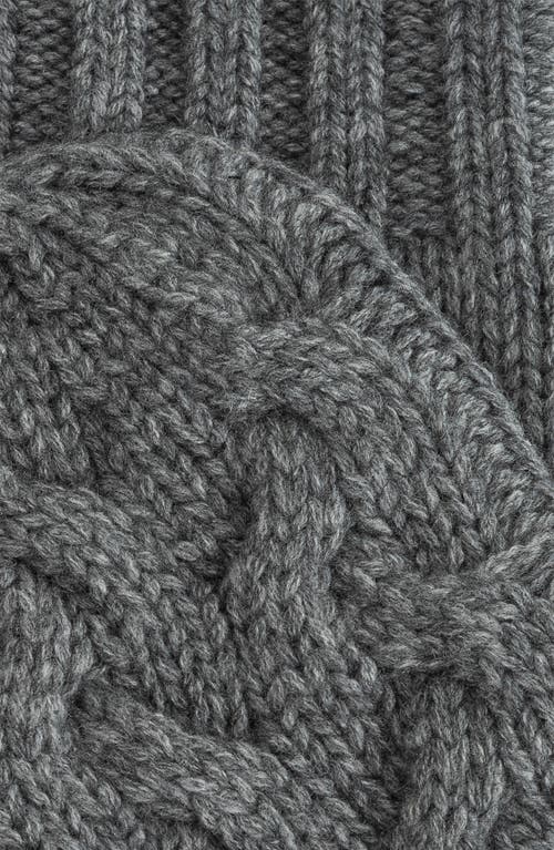 Echo Park Cable Mitten In Gray