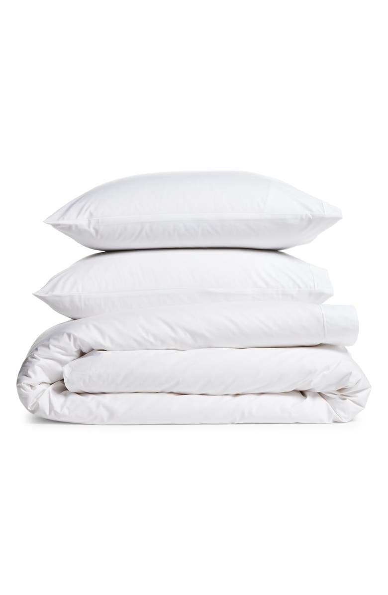 The White Company Luxury Savoy Duvet Cover & Shams Set, Main, color, 