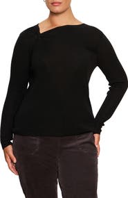 Sanctuary Shoulder Twist Long Sleeve Top