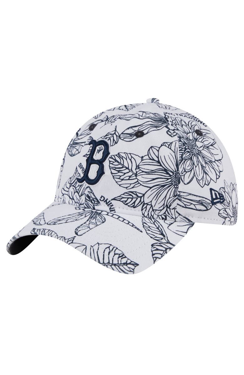 New Era Men's New Era White Boston Red Sox Spring Training 9TWENTY Adjustable Hat, Main, color, 