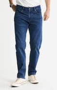 JACHS Relaxed Straight Fit 5-Pocket Denim Pants