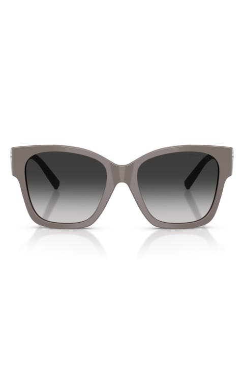 54mm Gradient Square Sunglasses