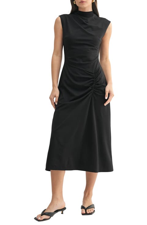 Ruched Midi Dress