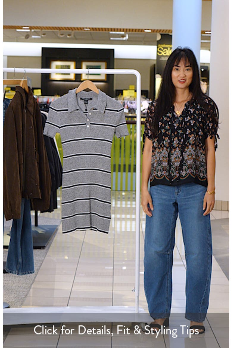 Mason Varsity Stripe Knit Minidress video