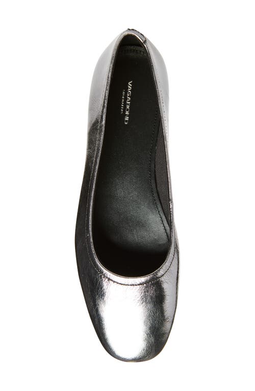 Vagabond Shoemakers Jolin Ballet Flat In Silver