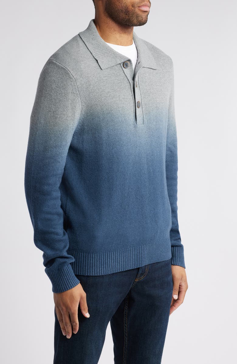 Tommy Bahama Ombré Dip Dye Polo Sweater, Alternate, color,