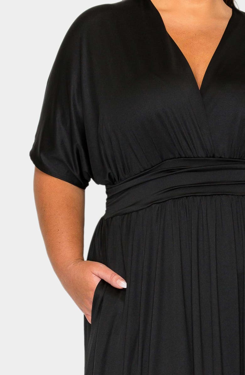 L I V D Raffi Maxi Dress, Alternate, color, Black