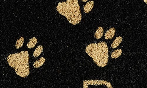 Design Imports Beware Of Dog Coir Doormat In Black