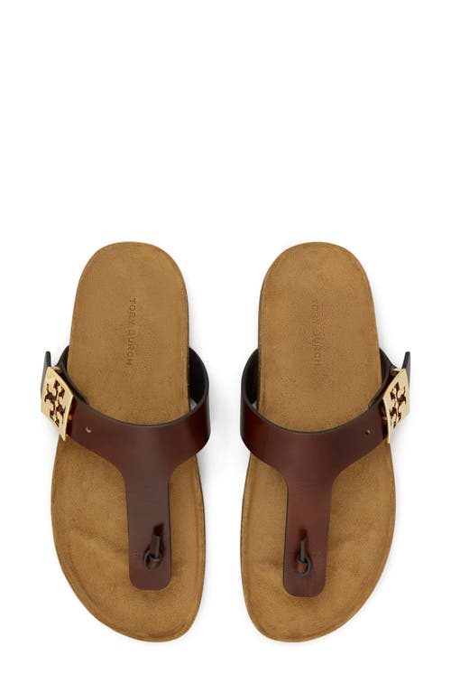 Tory Burch Mellow Thong Sandal In Brown