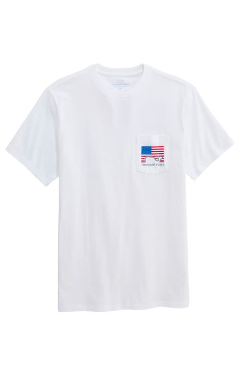 1776–2026 Flag Graphic Pocket T-Shirt