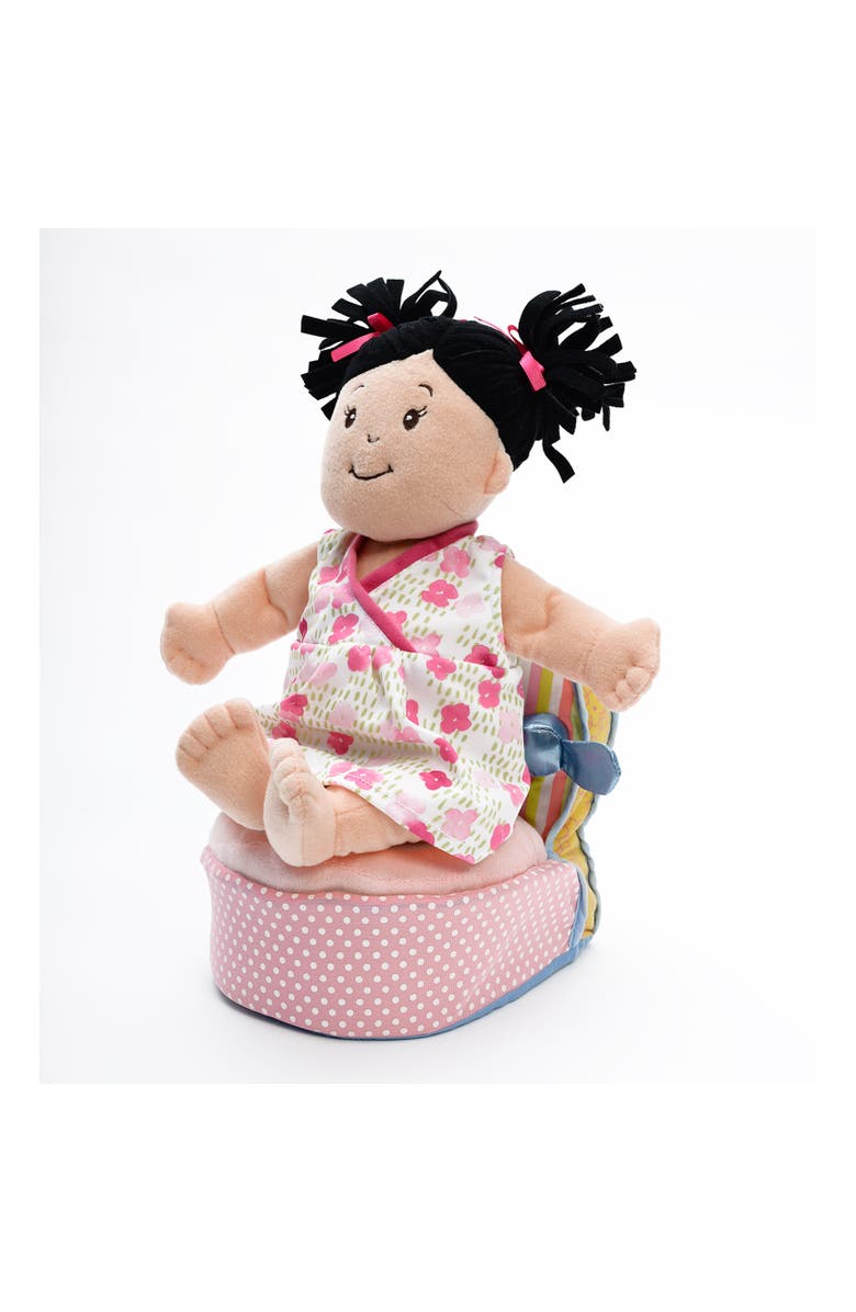 Manhattan Toy Company Baby Stella Playtime Potty Chair Baby Doll Accessory 15" Dolls, Alternate, color, Multicolored