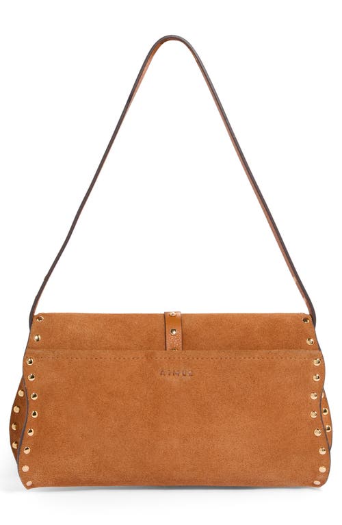 Aimee Armour Leather Baguette Shoulder Bag