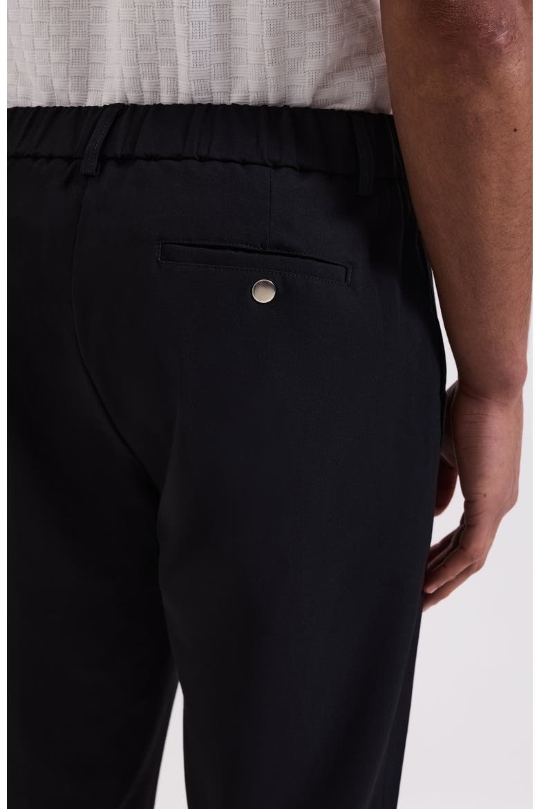 Aster Tailored Stretch Slim Leg Trousers, Alternate, color, Black