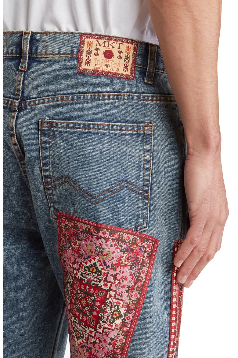 Rug Dealer Label Jeans, Alternate, color, BLUE DENIM
