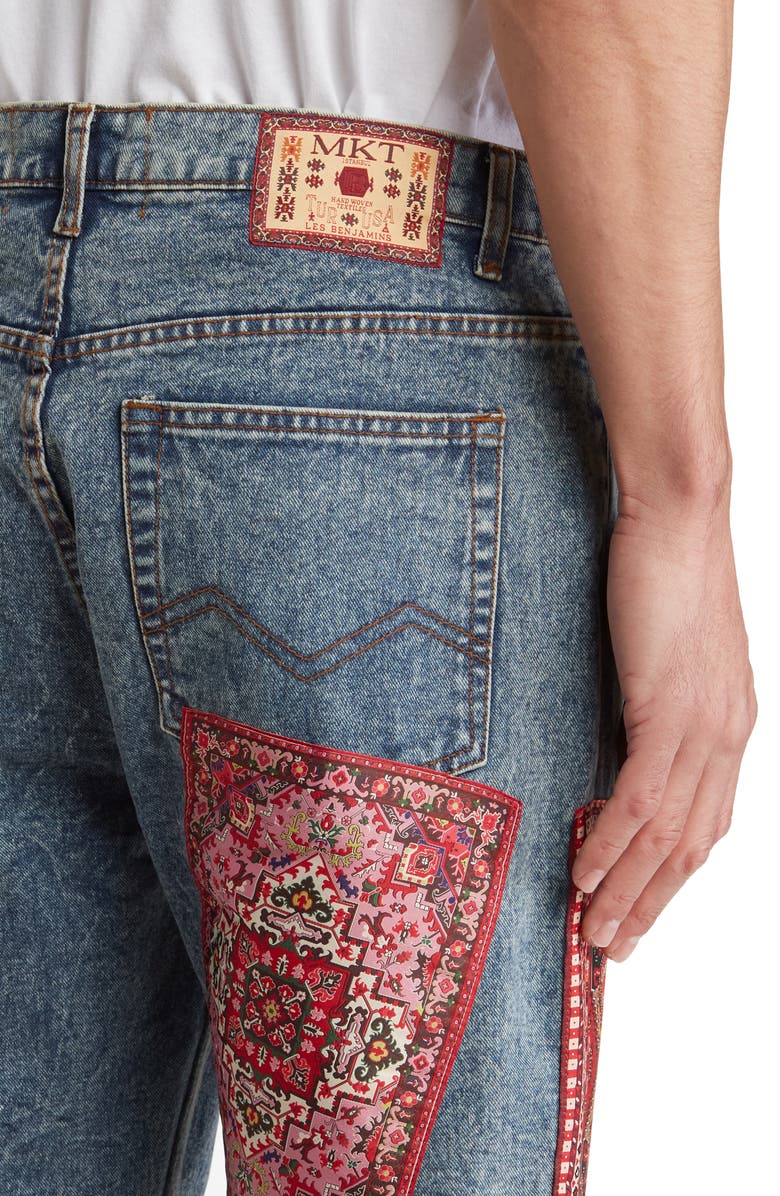 MARKET Rug Dealer Label Jeans, Alternate, color, 