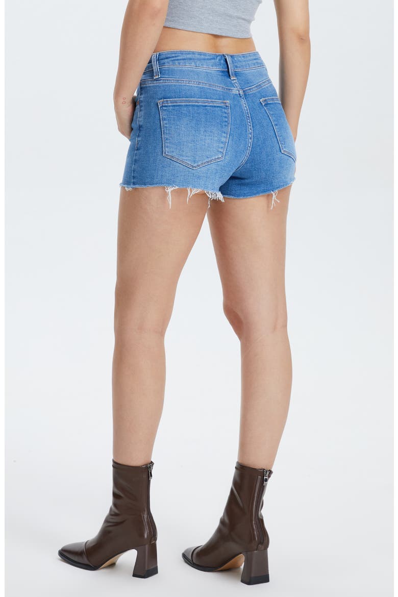 High Waist Cutoff Jeans, Alternate, color, ANITA BLUE