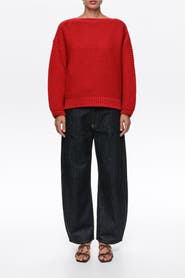 BIMBA Y LOLA Oversized Boat Neck Sweater