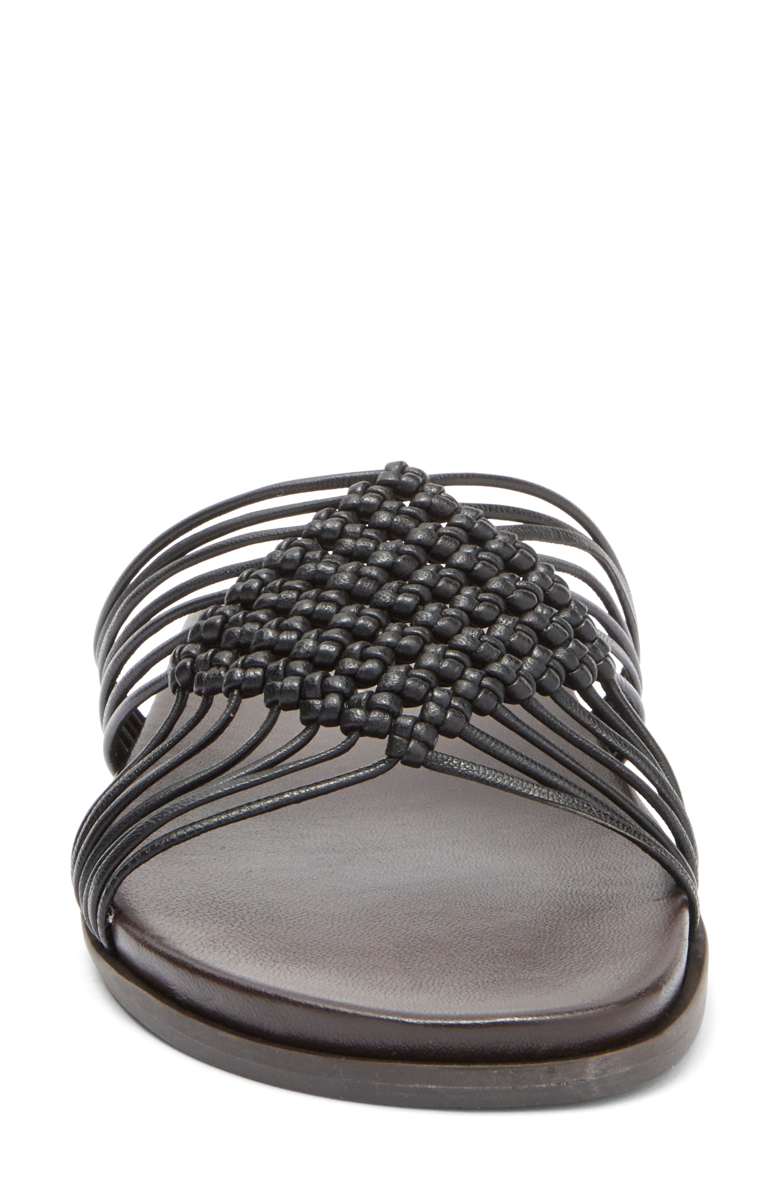 Jeffrey Campbell Plait Sandal, Alternate, color, Black