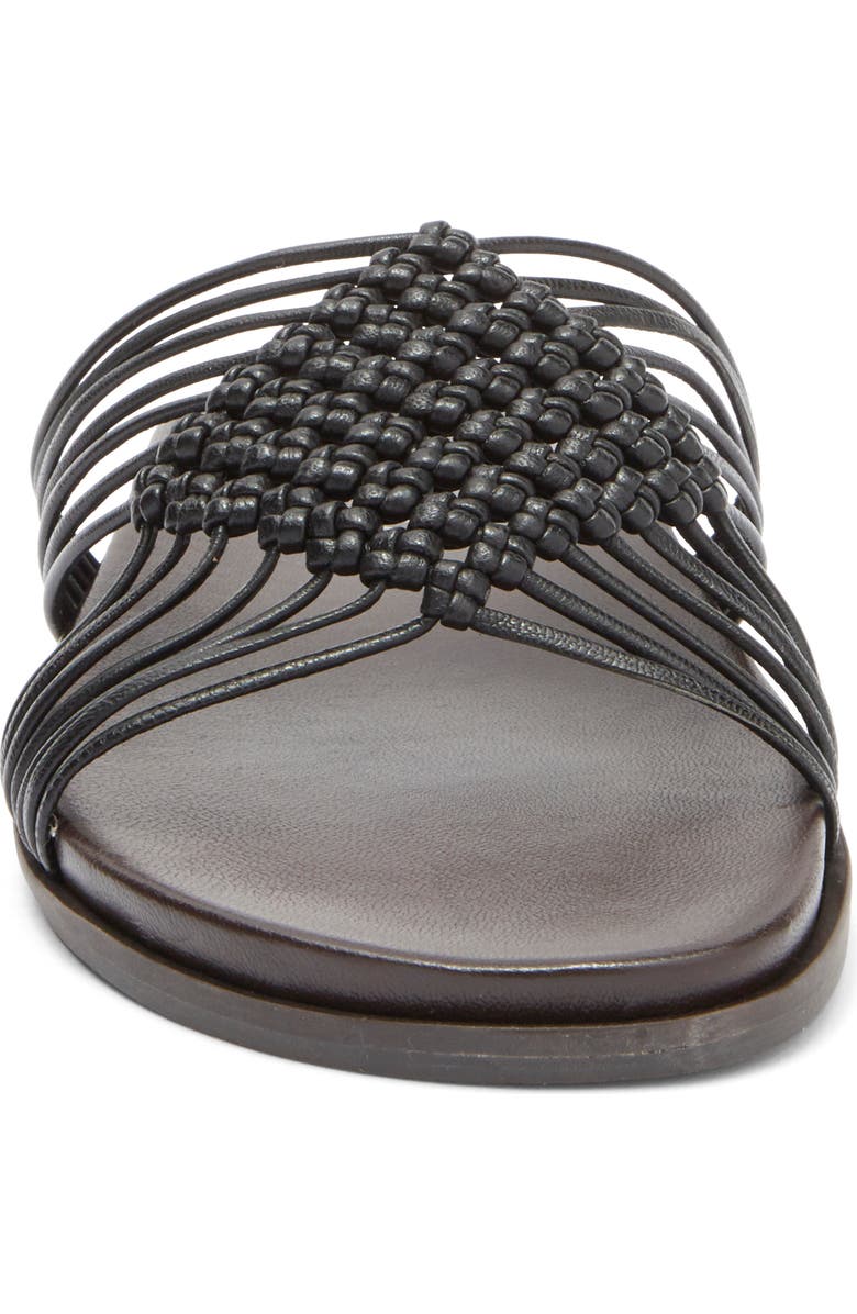 Jeffrey Campbell Plait Sandal, Alternate, color, Black