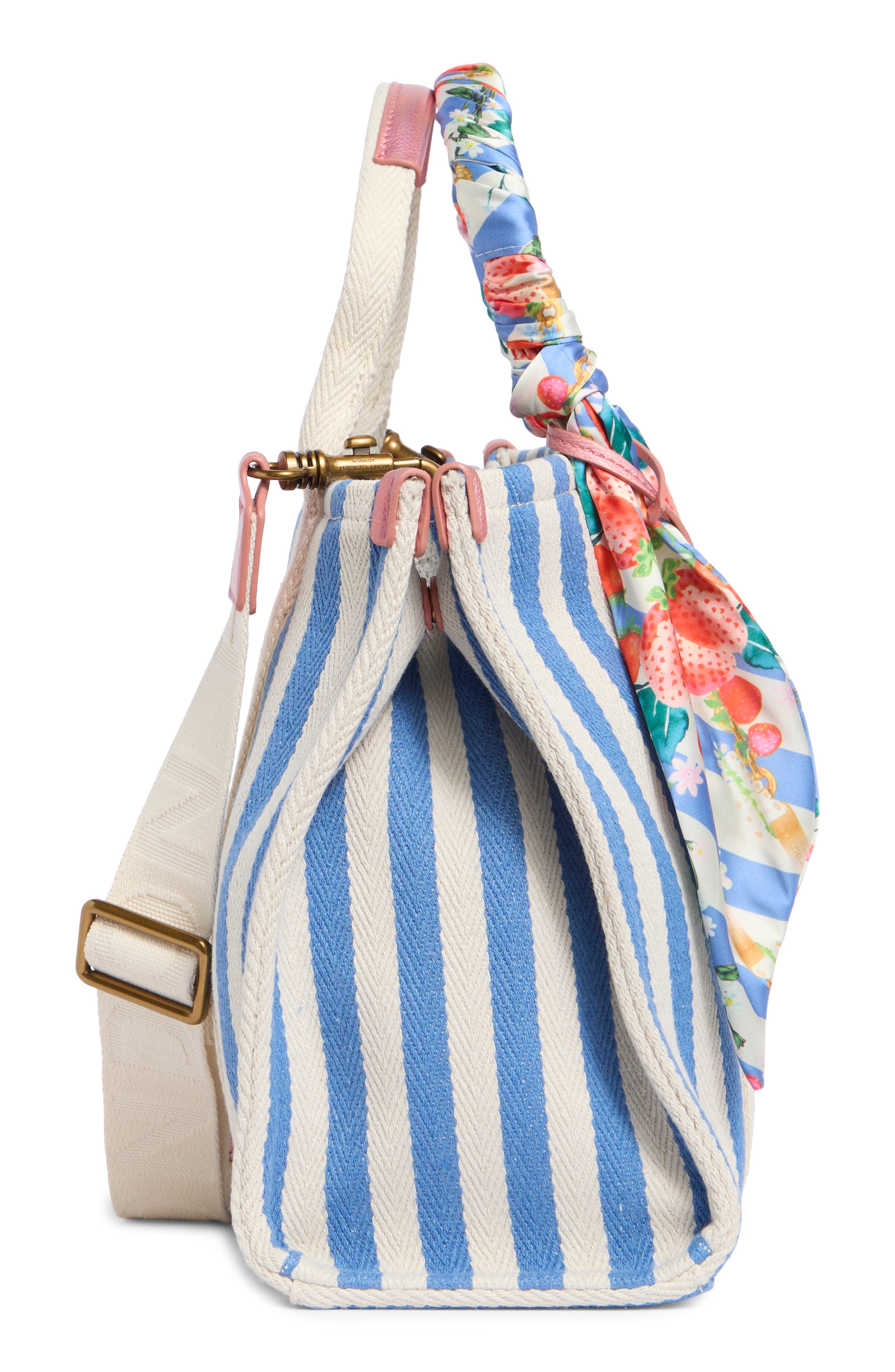 Kurt Geiger London Clapham Tote, Alternate, color, Open Blue