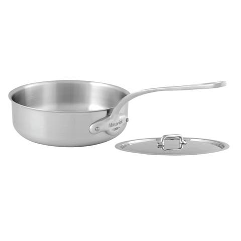 Stainless Steel 3.4 Quart Saute Pan with Lid