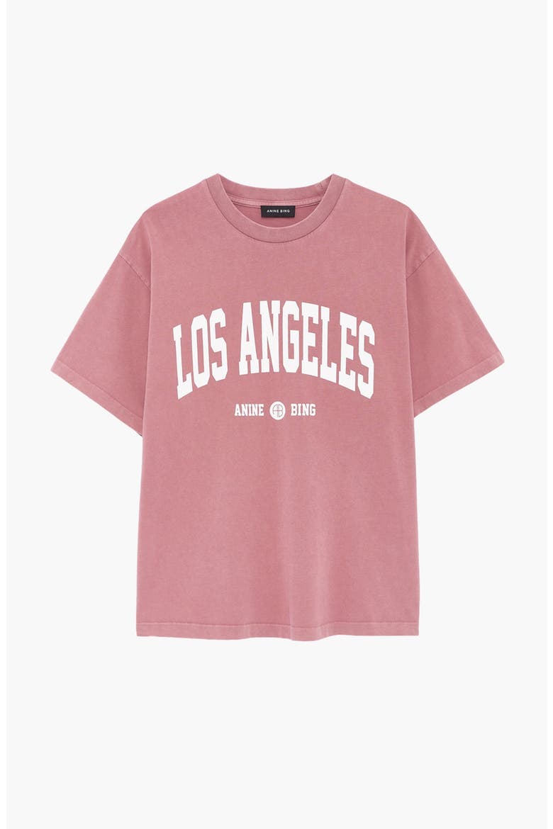 Cade Los Angeles University Tee, Alternate, color, Earth Red