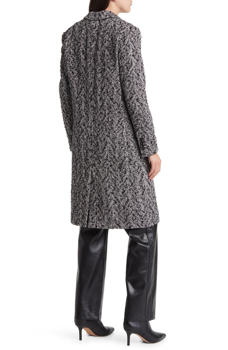 BOSS Catara Chevron Tweed Coat, Alternate, color, Open Misc