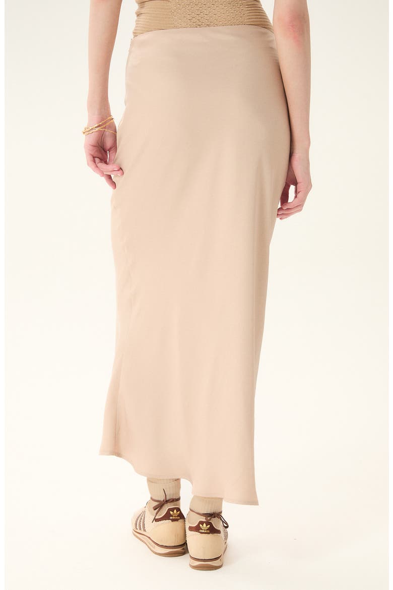 Madeira Maxi Skirt, Alternate, color, BEIGE
