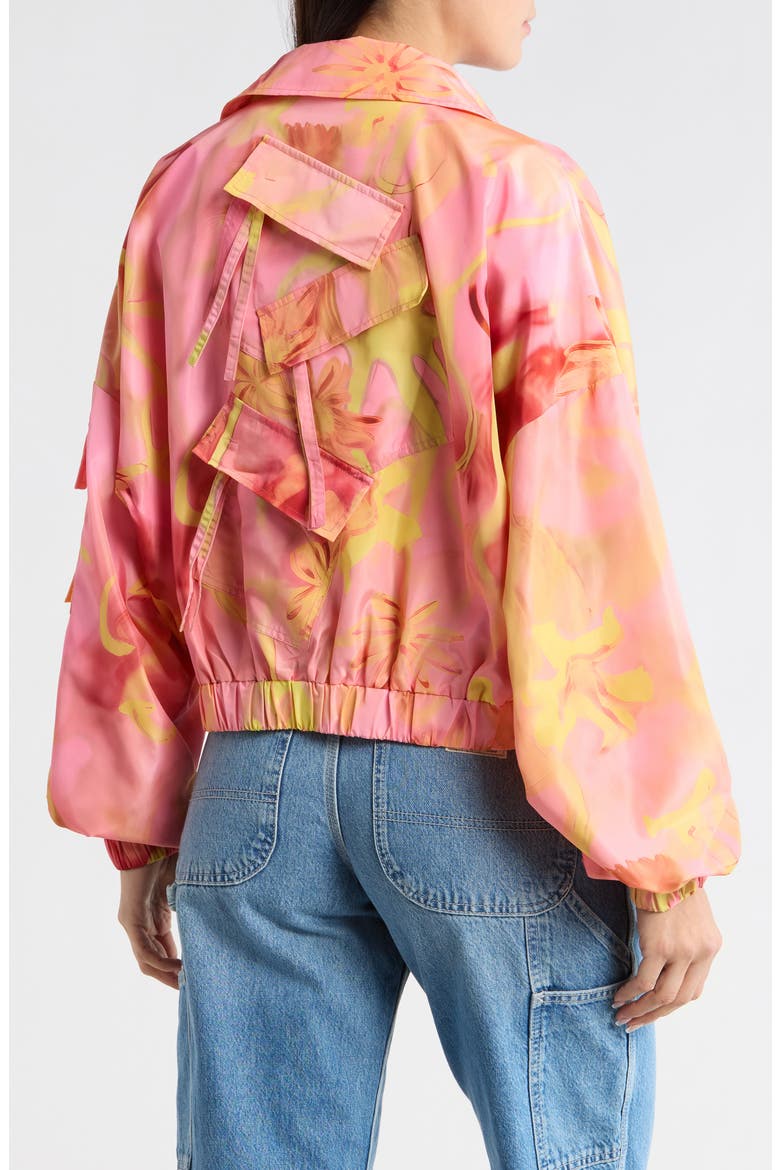 Hillary Collina Woven Jacket, Alternate, color, PINK