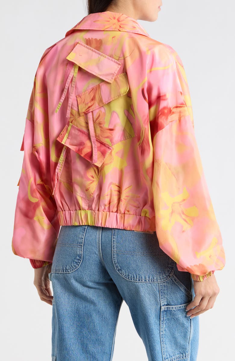 Desigual Hillary Collina Woven Jacket, Alternate, color, Pink