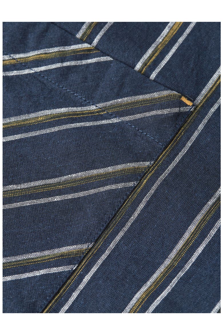 Relaxed Fit Short Sleeve Button-Up Shirt, Alternate, color, SKY CAPTAIN STRIPE