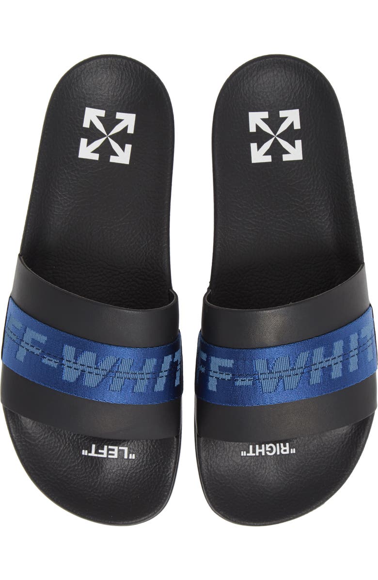 Off-White Industrial Logo Slide Sandal, Alternate, color,