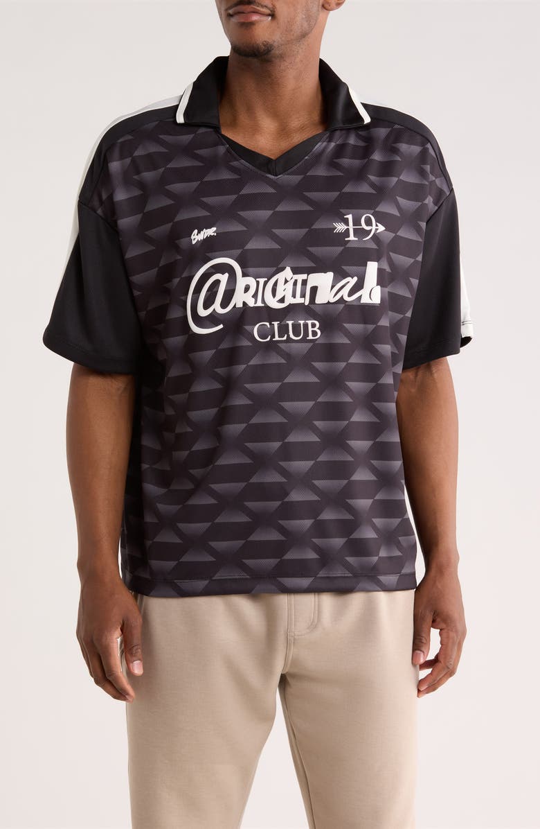 DENIM AND FLOWER Original Club Graphic Jersey, Main, color, Grey