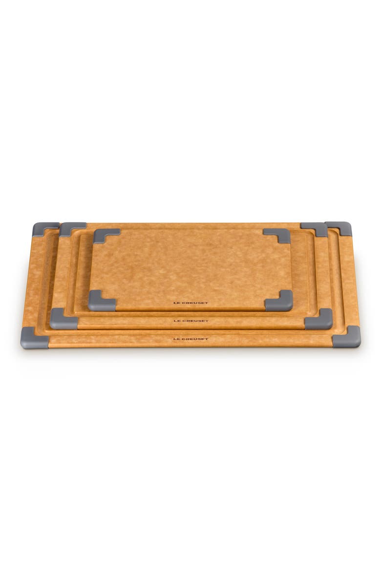 Set of 3 Paper Fiber Cutting Boards, Main, color, OYSTER