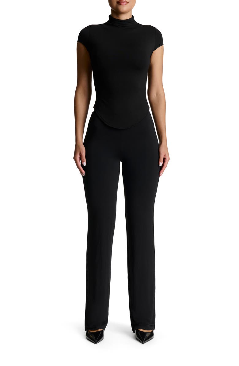 Naked Wardrobe Smooth Straight Leg Pants, Alternate, color, 