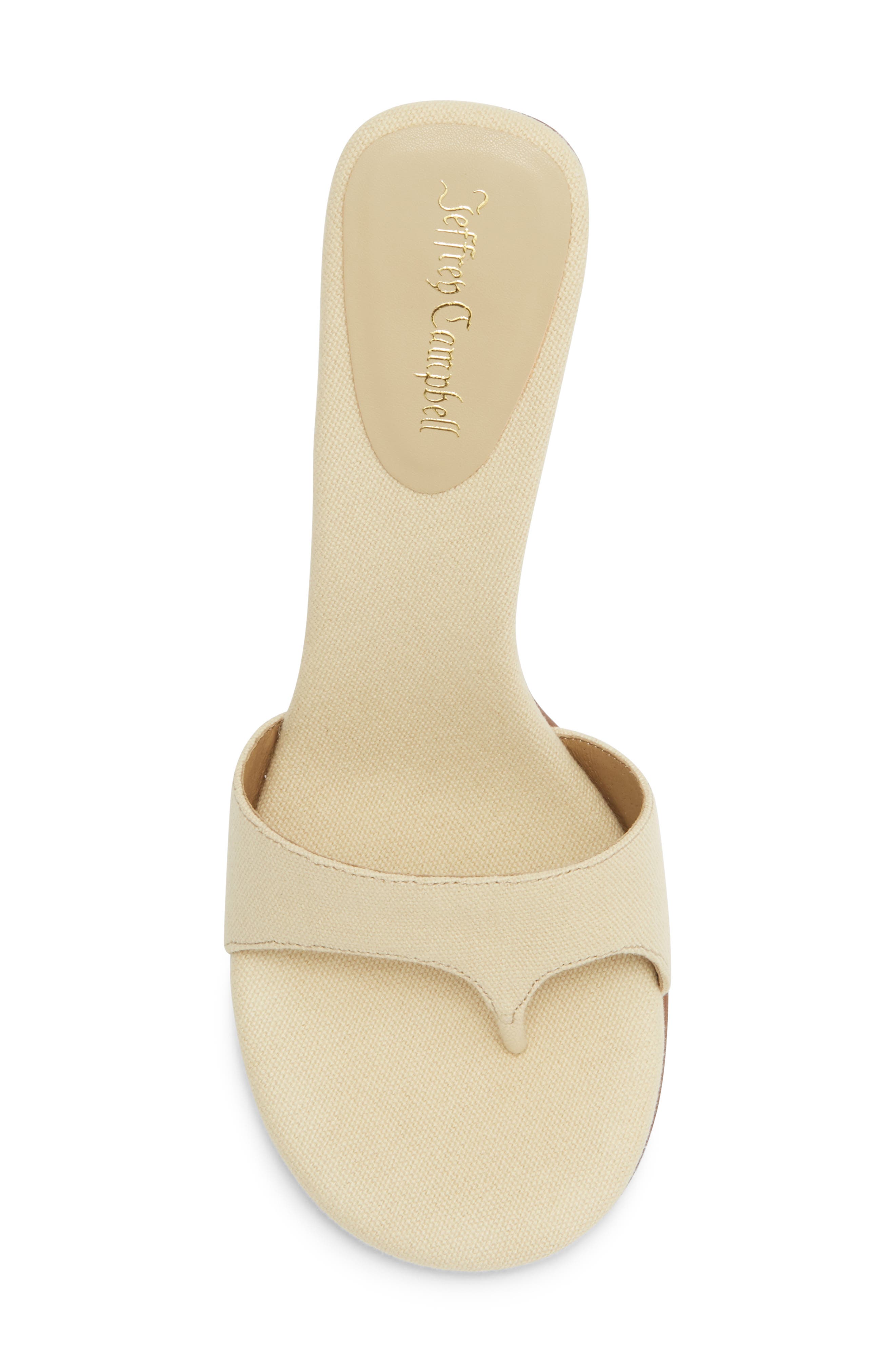 Linette Sandal, Alternate, color, BEIGE CANVAS
