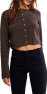 Free People Sydney Boxy Crop Cardigan