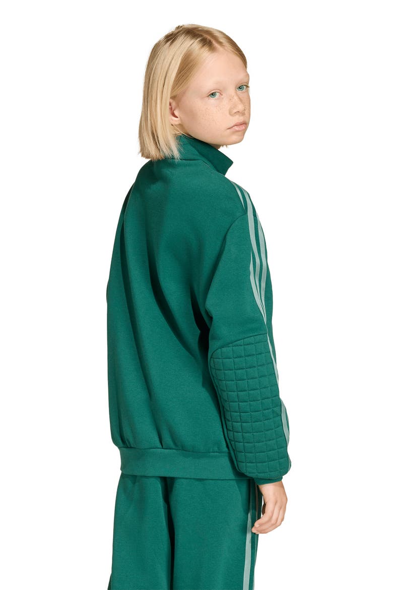 Kids' Minecraft Half Zip Sweatshirt, Alternate, color, COLLEGIATE GREEN