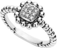 LAGOS Caviar Spark Diamond Square Ring