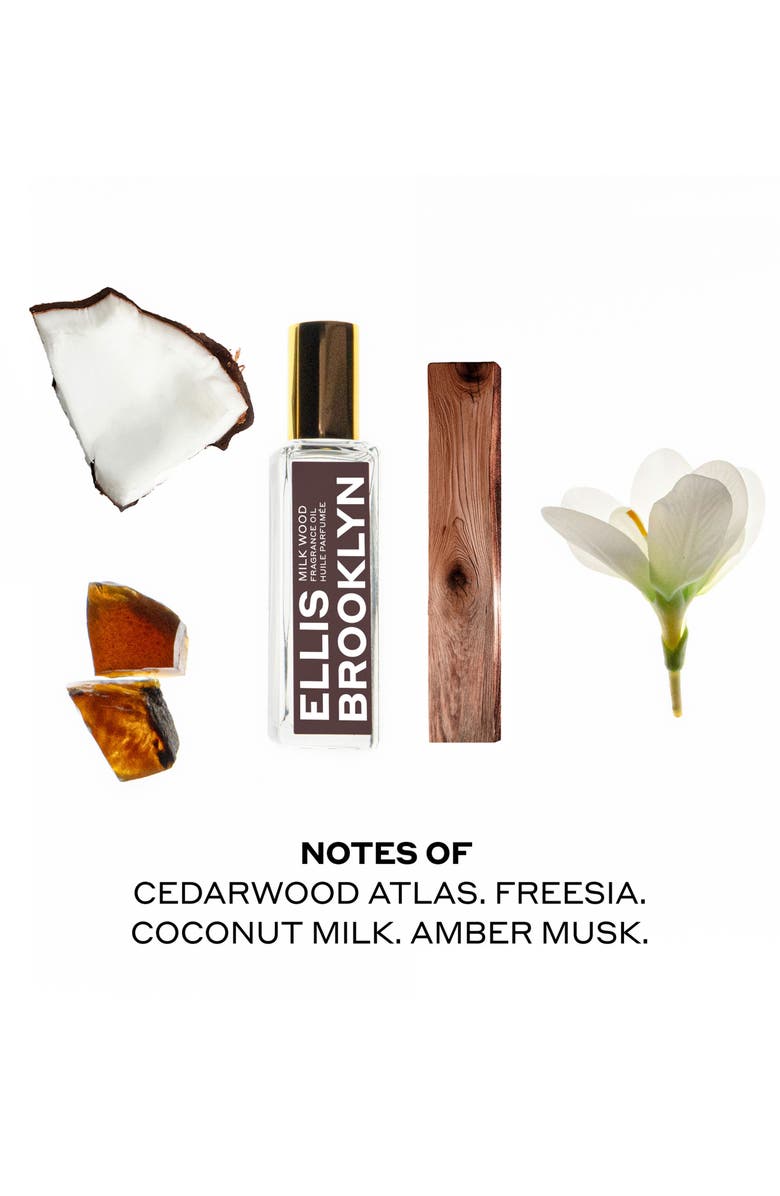 Ellis Brooklyn MILK WOOD Perfume Oil Rollerball, Alternate, color,