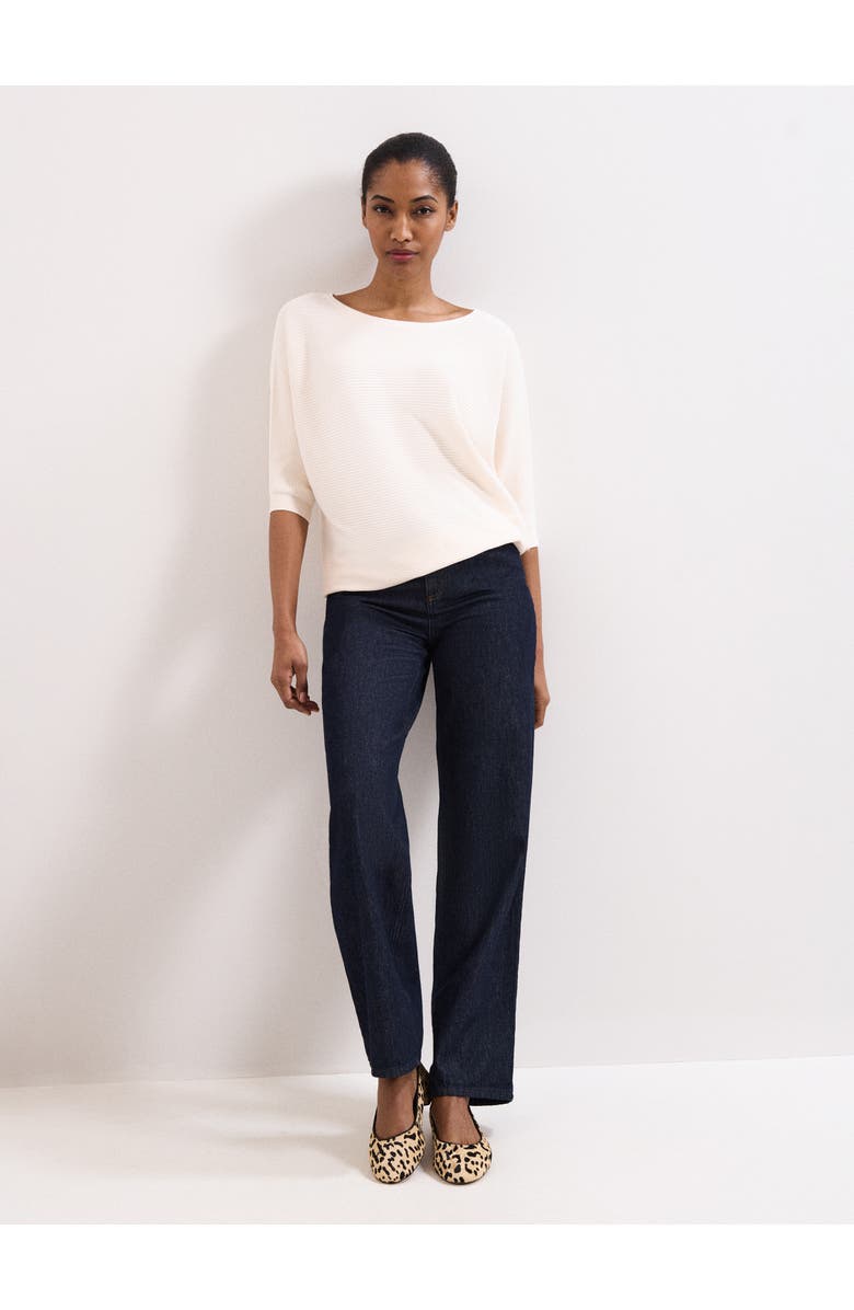 Phase Eight Giana Ribbed Jumper, Alternate, color, Natural