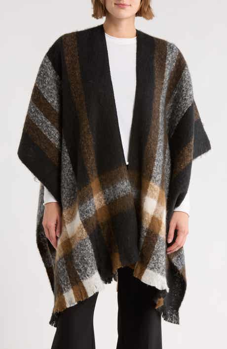 Steve Madden Plaid Topper