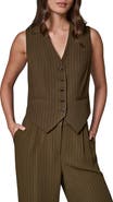 Donna Karan New York Pinstripe Vest
