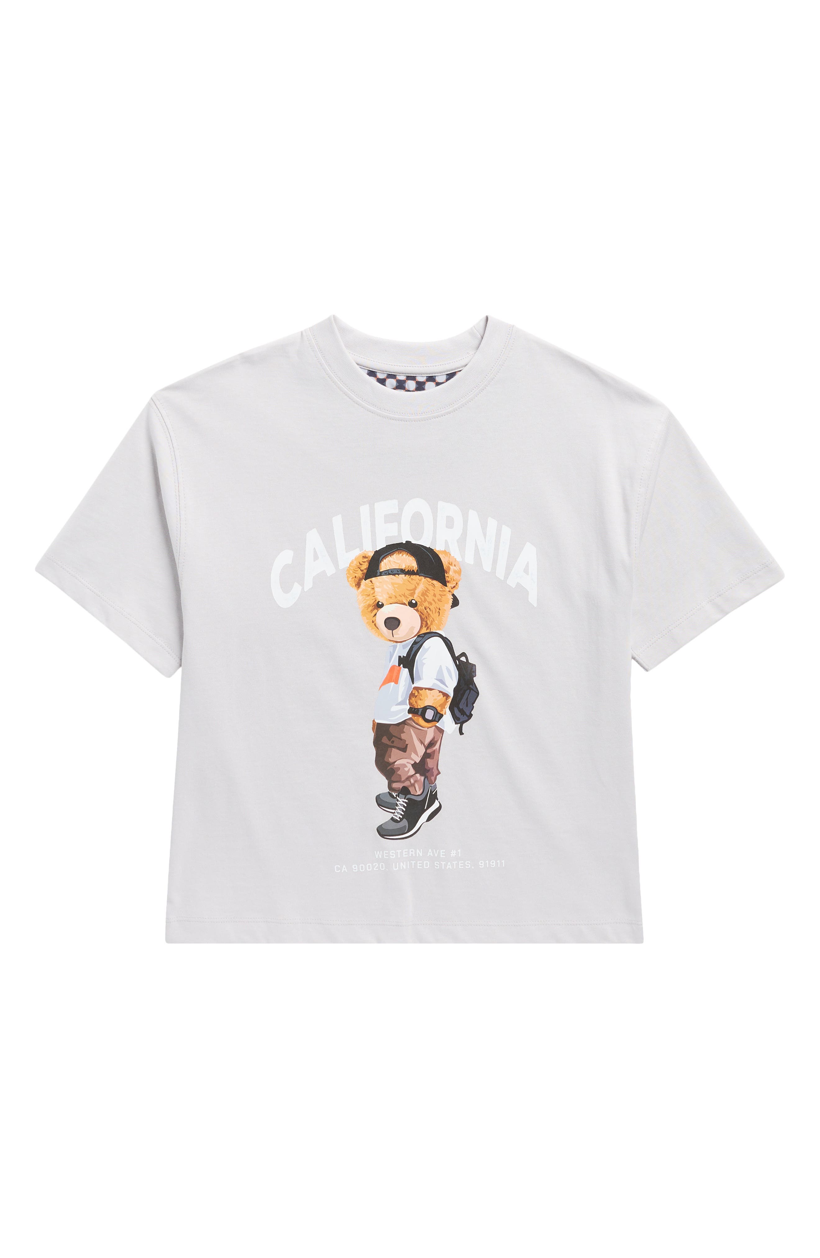 DENIM AND FLOWER Kids' California Bear Graphic T-Shirt