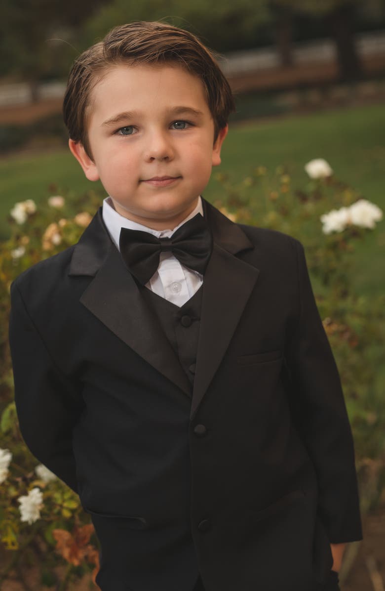Peanut Butter Collection Kids' Bond 5-Piece Tuxedo, Alternate, color, Black