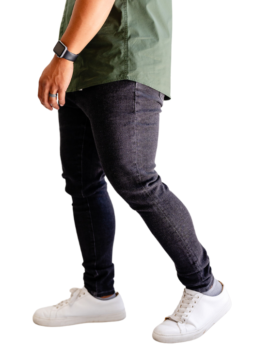Skinny Dark Grey Jeans - image 2