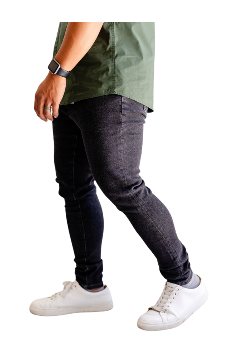 Skinny Dark Grey Jeans, Alternate, color, Dark Grey