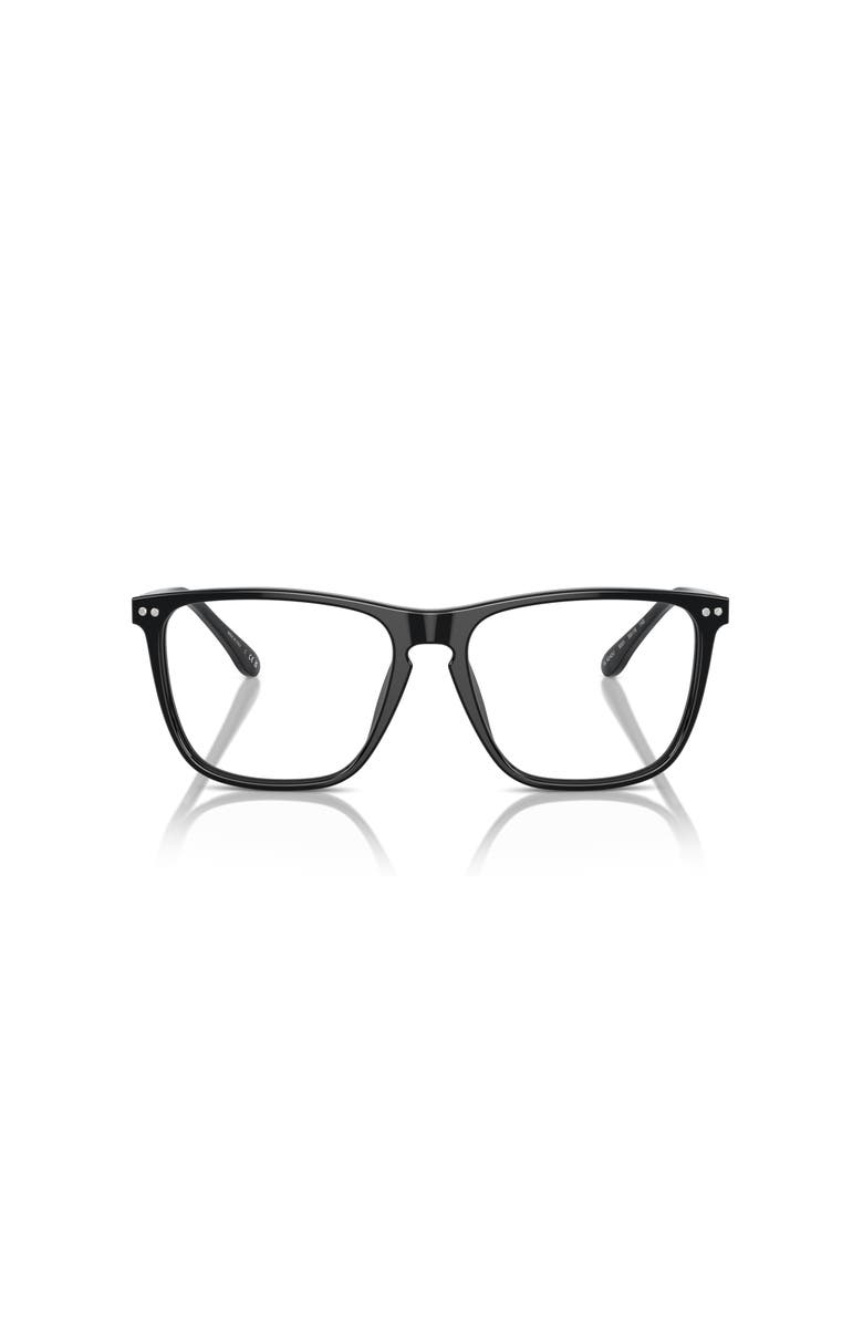 Ralph Lauren 53mm Square optical glasses, Alternate, color, Black